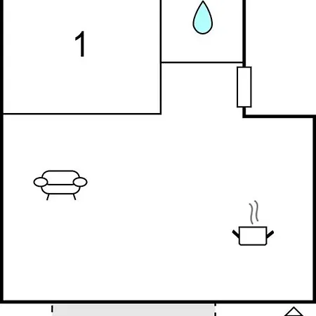 1 Bedroom In Διαμέρισμα Rechlin